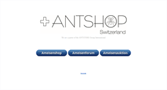 Desktop Screenshot of antshop.ch