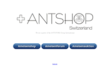 Tablet Screenshot of antshop.ch
